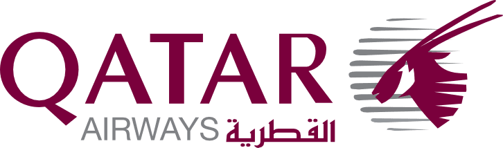 Qatar Airways airline partner logo for international travel