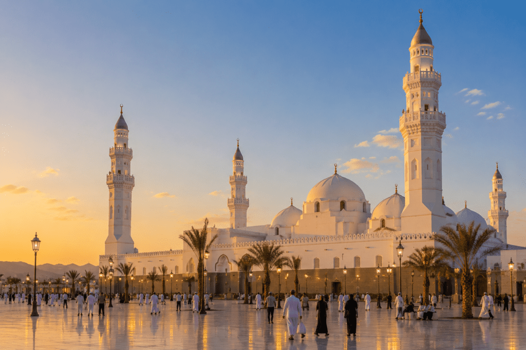 Masjid Quba in Madinah visited during the guided Ziyarat tour